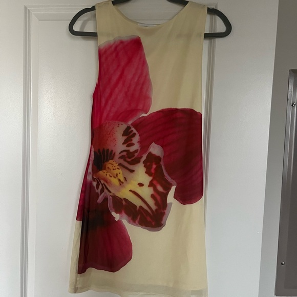 Peppermayo Cream and Red Floral Mini Dress - Picture 5 of 7